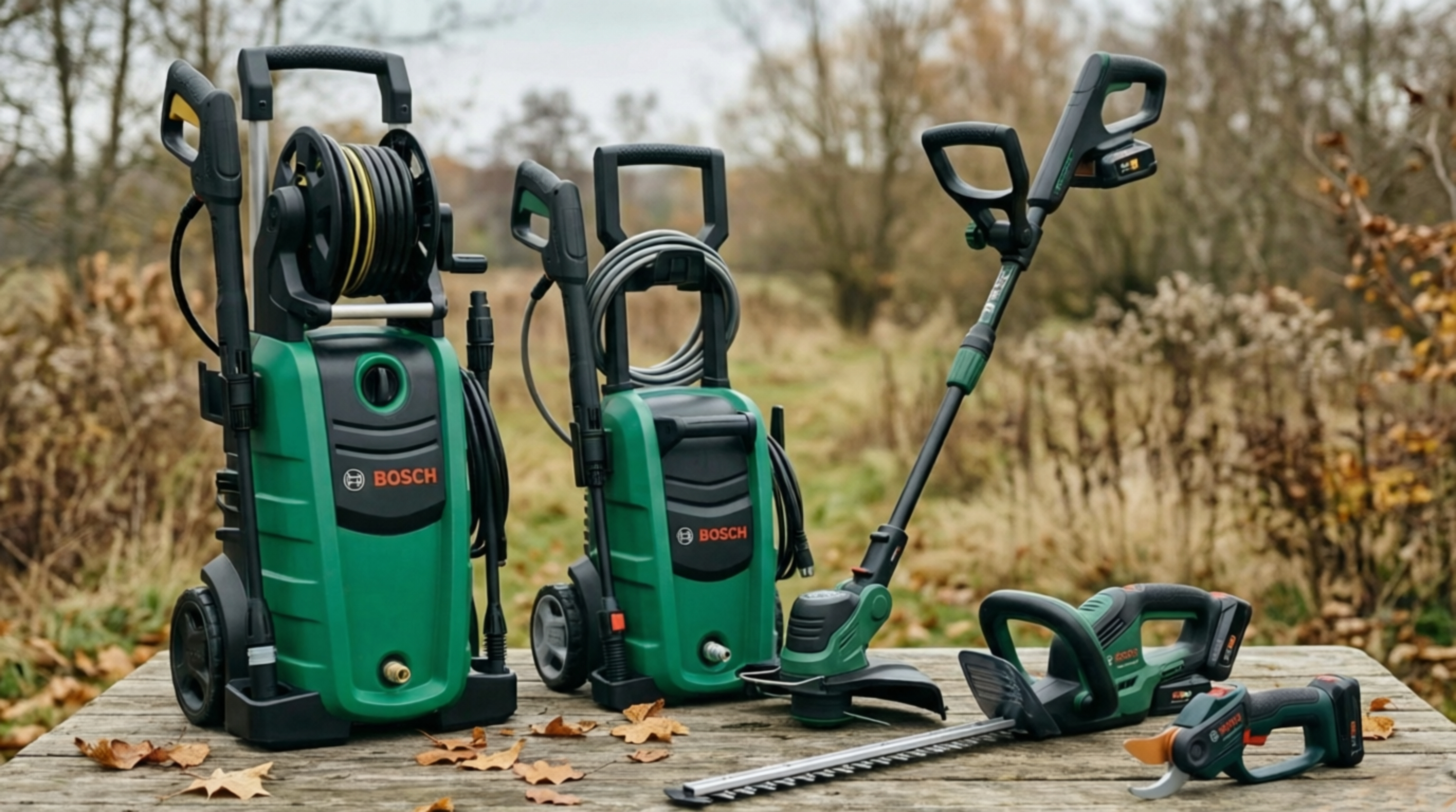 Садова техніка Bosch зі знижкою до 20%: тримери, кущорізи, мийки високого тиску — осіння акція до 31.10.2026